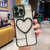 Electroplating 3D Love TPU Phone Case