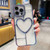 Electroplating 3D Love TPU Phone Case