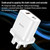 Yesido YC51 30W USB-C / Type-C + USB + 8 Pin Travel Charger with 1m Type-C to 8 Pin Cable, UK Plug