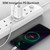 Yesido YC51 30W USB-C / Type-C + USB + 8 Pin Travel Charger with 1m Type-C to 8 Pin Cable, UK Plug