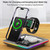 A93 15W 5 in 1 Multifunctional Foldable Wireless Charger Desktop Phone Stand