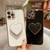 Electroplating Love Heart Holder TPU Phone Case