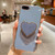 Electroplating Love Heart Holder TPU Phone Case