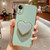 Electroplating Love Heart Holder TPU Phone Case