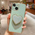 Electroplating Love Heart Holder TPU Phone Case