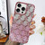 Star Flower Electroplated TPU Phone Case with Gradient Glitter Paper
