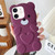 Bear Shape Oil-sprayed TPU Phone Case