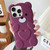 Bear Shape Oil-sprayed TPU Phone Case