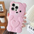 Bear Shape Oil-sprayed TPU Phone Case