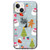 Christmas Colored Drawing Pattern High Transparent Soft TPU Phone Case