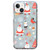 Christmas Colored Drawing Pattern High Transparent Soft TPU Phone Case