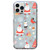 Christmas Colored Drawing Pattern High Transparent Soft TPU Phone Case