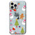 Christmas Colored Drawing Pattern High Transparent Soft TPU Phone Case