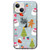 Christmas Colored Drawing Pattern High Transparent Soft TPU Phone Case