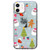 Christmas Colored Drawing Pattern High Transparent Soft TPU Phone Case
