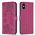 Four-leaf Embossed Leather Phone Case