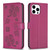 Four-leaf Embossed Leather Phone Case