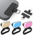 2 In 1 Phone Charging Port Silicone Dust Plug + Lanyard Patch Set