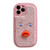 Plush White Eyes Duck TPU Phone Case