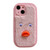 Plush White Eyes Duck TPU Phone Case