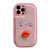 Plush White Eyes Duck TPU Phone Case