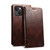 Suteni Baroque Calf Texture Buckle Wallet Leather Phone Case