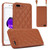 Rhombic Texture Phone Case with Dual Lanyard