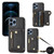 DF-09 Crossbody Litchi texture Card Bag Design PU Phone Case