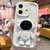 Astronaut 3D Relief Holder TPU + PC Full Coverage Phone Case