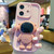 Astronaut 3D Relief Holder TPU + PC Full Coverage Phone Case