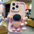 Astronaut 3D Relief Holder TPU + PC Full Coverage Phone Case