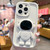 Astronaut 3D Relief Holder TPU + PC Full Coverage Phone Case