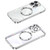 MagSafe CD Texture Metal Lens Frame Full Coverage Phone Case