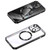 MagSafe CD Texture Metal Lens Frame Full Coverage Phone Case