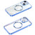 MagSafe CD Texture Metal Lens Frame Full Coverage Phone Case