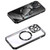 MagSafe CD Texture Metal Lens Frame Full Coverage Phone Case