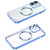 MagSafe CD Texture Metal Lens Frame Full Coverage Phone Case