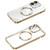 MagSafe CD Texture Metal Lens Frame Full Coverage Phone Case
