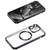 MagSafe CD Texture Metal Lens Frame Full Coverage Phone Case