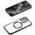 MagSafe CD Texture Metal Lens Frame Full Coverage Phone Case