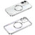 MagSafe CD Texture Metal Lens Frame Full Coverage Phone Case