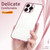 Transparent Plating Fine Hole Phone Case