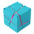 Qone Cube AI Smart Voice-Controlled Bluetooth Speaker RGB Light Mini Wireless Audio
