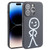 Stickman Pattern Liquid Silicone Phone Case