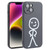 Stickman Pattern Liquid Silicone Phone Case