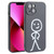 Stickman Pattern Liquid Silicone Phone Case
