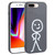 Stickman Pattern Liquid Silicone Phone Case