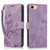 Orchid Butterfly Embossed Leather Phone Case