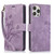 Orchid Butterfly Embossed Leather Phone Case