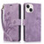 Orchid Butterfly Embossed Leather Phone Case